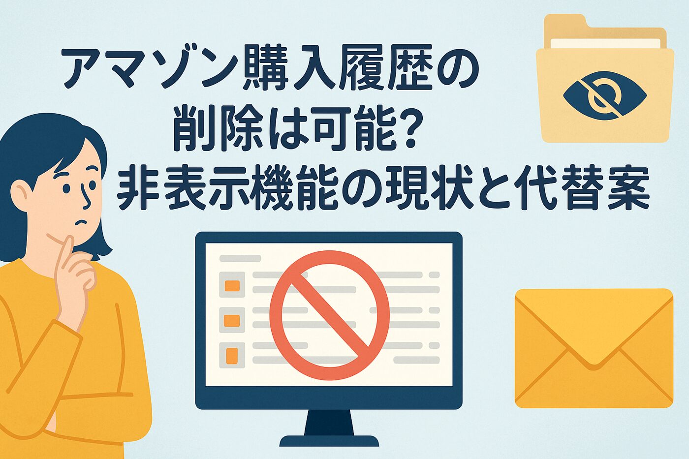 【2025年最新】アマゾン購入履歴の削除は可能？非表示機能の現状と代替案