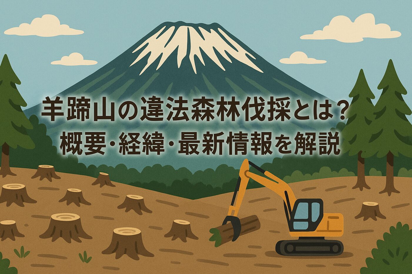 羊蹄山の違法森林伐採とは？概要・経緯・最新情報を解説