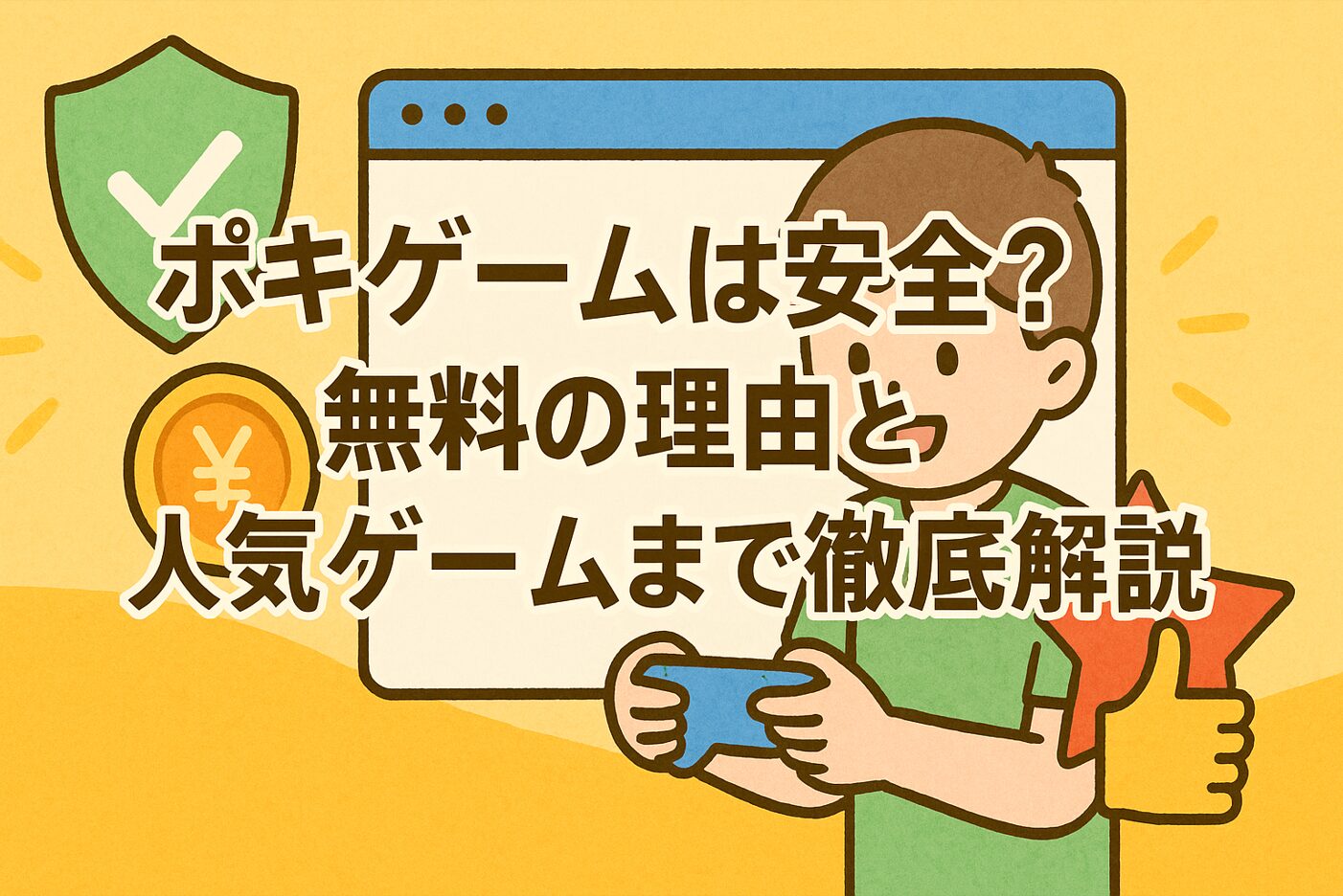 ポキゲームは安全？無料の理由と人気ゲームまで徹底解説