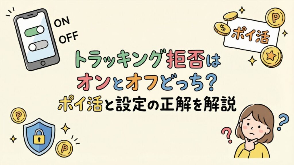 トラッキング拒否はオンとオフどっち?ポイ活と設定の正解を解説