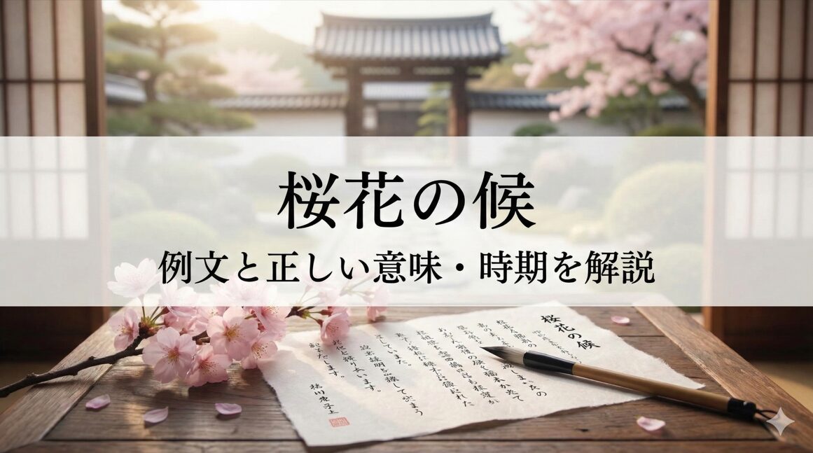 桜花の候の例文と正しい意味や時期を解説